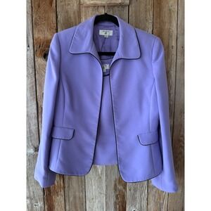 Lilac 3 Piece Ladies Stresa Suit  Size 8 - Jacket, Sleeveless Blouse & Slacks